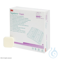 3M Tegaderm Foam Schaumverband nicht klebend, 5 x 5 cm (10 Stck.) UK = 4 Pack...