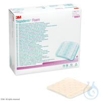 3M Tegaderm Foam Wundauflage Schaumstoff nicht klebend, 10 x 10 cm (10 Stck.) VE