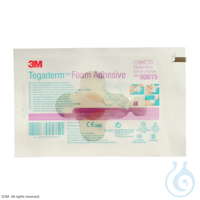 3M Tegaderm Foam Adhesive Schaumverband Kleeblattform, 6,9 x 6,9 cm (10...