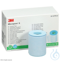 3M Micropore S Silikonpflaster 5 cm x 5 m (6 Stck.) 3M Micropore S...