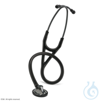3M Littmann MASTER CARDIOLOGY Stethoskop Smoke Edition, Schlauch schwarzKart....