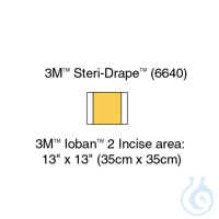 3M Ioban 2 Inzisionsfolien 35 x 44 cm Inzisionsfeld 35 x 35 cm (10 Stck.) VE=...