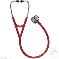 3M Littmann Cardiology IV Diagnostic Stethoskop burgund, Bruststück und...