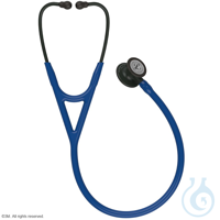 3M Littmann Cardiology IV Diagnostic Stethoskop marineblau,  Bruststück Black...