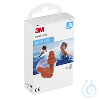 3M E-A-R AquaFit, Junior Schwimm-Gehörschutzstöpsel (1 Paar) VE = 12 Pack....