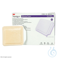 3M Tegaderm Silicone Foam Schaumverband ohne Haftrand, 10 x 10,8 cm (10...