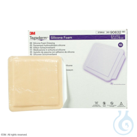 3M Tegaderm Silicone Foam Schaumverband ohne Haftrand, 15 x 15 cm (10 Stck.)...