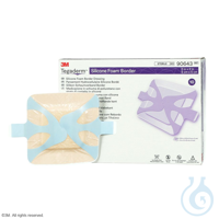 3M Tegaderm Silicone Foam Border Schaumverband 5 x 5 cm (10 Stck.) mit...