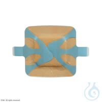 3M Tegaderm Silicone Foam Border Schaumverband 7,5 x 7,5 cm (10 Stck.) mit...