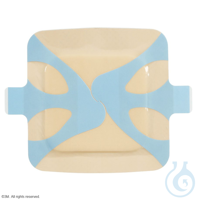 3M Tegaderm Silicone Foam Border Schaumverband 15 x 15 cm (10 Stck.) mit...