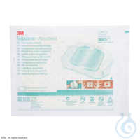 3M Tegaderm Absorbent Acrylverband quadratisch, 20,0 x 20,3 cm (10 Stck.) UK...