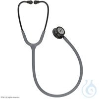 3M Littmann CLASSIC III Monitoring Stethoskop Smoke Edition,  Schlauch grau,...
