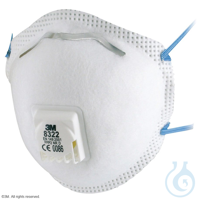 3M Atemschutzmaske FFP2 NR D mit Cool-Flow Ausatemventil (80 Stck.) 3M...