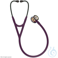 3M Littmann Cardiology IV Diagnostic Stethoskop High Polish Regenbogen...
