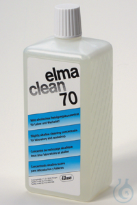 elma clean 70 Reinigungslösung 1 Ltr. für Labor und Werkstatt UK = 20 Fl....
