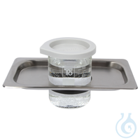 Edelstahl-Lochdeckel EM-20 DG mit 1 Glasbecher für Emmi 20 HC...