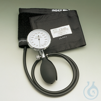 Prakticus I Blutdruckmessgerät Ø 68 mm 1-Schlauch, schwarz, kpl. im Etui...