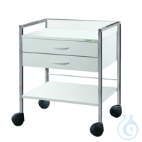 Variocar 60 Basiswagen, 833 mm hoch, mit 2 Schubladen, weiß Variocar 60...
