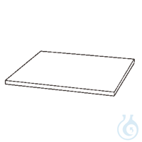 Platte 450 mm tief, weiß für swingo Holz-/Kunststoff-Kombination Platte 450...