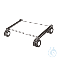 Fahrgestell mit Bodenplatte 700 x 560mm für swingo-clinic Metall mit grauen...