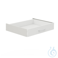 Schublade 08/16 Standard 60 weiß, komplett mit Führungen, 10 cm hoch...