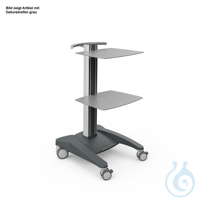 fuego Basiswagen 2, Metall, mit 2 Ablageplatten und Schiebegriff,...