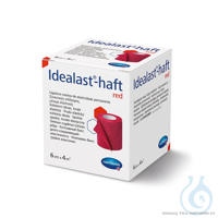 Idealast-haft Color Idealbinde rot 4 m x 6 cm UK = 48 Stck.02042023...