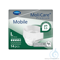 MoliCare Premium Mobile 5 Tropfen Inkontinenzslips Gr. L (14 Stck.) UK = 4...