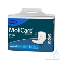MoliCare Premium Form MEN 6 Tropfen Inkontinenzeinlagen (32 Stck.) UK = 4...