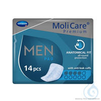 MoliCare Premium MEN PAD 4 Tropfen Inkontinenzeinlagen (14 Stck.) UK = 12...