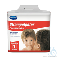 Strampelpeter Flockenwindeln Saugstärke 1 (56 Stck.) UK = 4 Pack...
