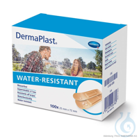 DermaPlast water-resistant Pflasterstrips 25 x 72 mm (100 Strips) UK = 36...