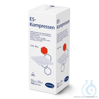 ES-Kompressen unsteril 16-fach 7,5 x 7,5 cm (100 Stck.) ES-Kompressen...