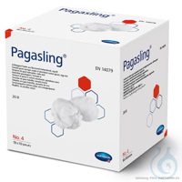 Pagasling Schlinggazetupfer steril Gr. 4, eigroß (10 Stck.) VE = 18 Pack / UK...