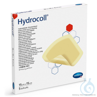 Hydrocoll Hydrokolloidverband steril 15 x 15 cm (5 Stck.) UK = 16 Pack PZN:...