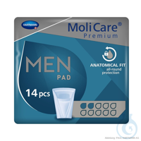 MoliCare Premium MEN PAD 2 Tropfen Inkontinenzeinlagen (14 Stck.) VE= 1...