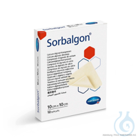 Sorbalgon Classic steril 10 x 10 cm, Calcium-Alginat-Kompressen (10 Stck.) UK...