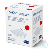 ES-Kompressen steril 12-fach 7.5 x 7.5 cm (10 x 10 Stck.) UK = 10 Pack PZN:...