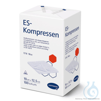 ES-Kompressen unsteril 16-fach 10 x 12,5 cm (100 Stck.) UK = 10 Pack...