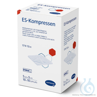 ES-Kompressen steril 12-fach 5 x 5 cm (10 x 10 Stck.) UK = 10 Pack PZN:...