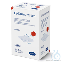 ES-Kompressen steril 12-fach 5 x 5 cm (20 x 5 Stck.) UK = 10 Pack PZN:...