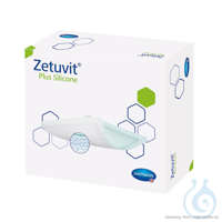 Zetuvit Plus Silicone Saugkompressen steril 8 x 8 cm (10 Stck.) UK = 6 Pack...