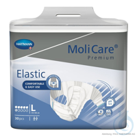 MoliCare Premium Elastic 6 Tropfen Gr. L Inkontinenzslips (30 Stck.) UK = 3...