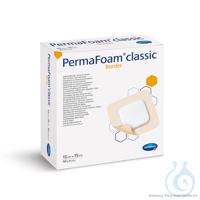 PermaFoam Classic Border Schaumverband steril 15x15 cm (10 Stck.) UK = 6 Pack...
