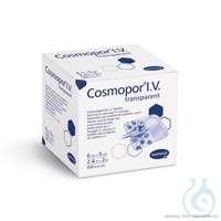 Cosmopor I.V. transparent, steril, Kanülenfixierung 6 x 5 cm (100 Stck.) UK =...