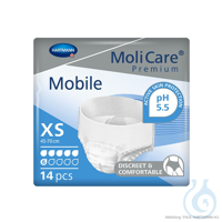 MoliCare Premium Mobile 6 Tropfen Inkontinenzslips Gr. XS (14 Stck.) UK = 4...