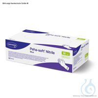 Peha-soft nitrile blue powderfree Gr. XS U.-Handschuhe, unsteril (150 Stck.)...
