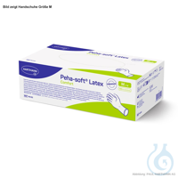Peha-soft Latex Comfort U.-Handschuhe Gr. XS, unsteril (100 Stck.) UK = 10...