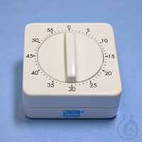 Kurzzeitmesser mit Signal, 60 Min. weiß Kurzzeitmesser mit Signal, 60 Min. weiß 