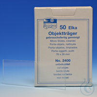 Objektträger ELKA 76 x 26 mm (50 Stck.) Objektträger ELKA 76 x 26 mm (50...